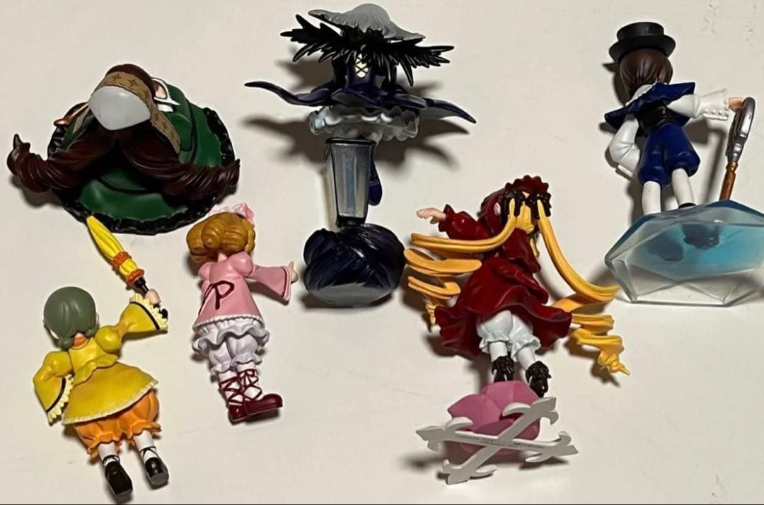 ローゼンメイデン フィギュア 水銀燈 真紅 金糸雀 翠星石 蒼星石 雛苺