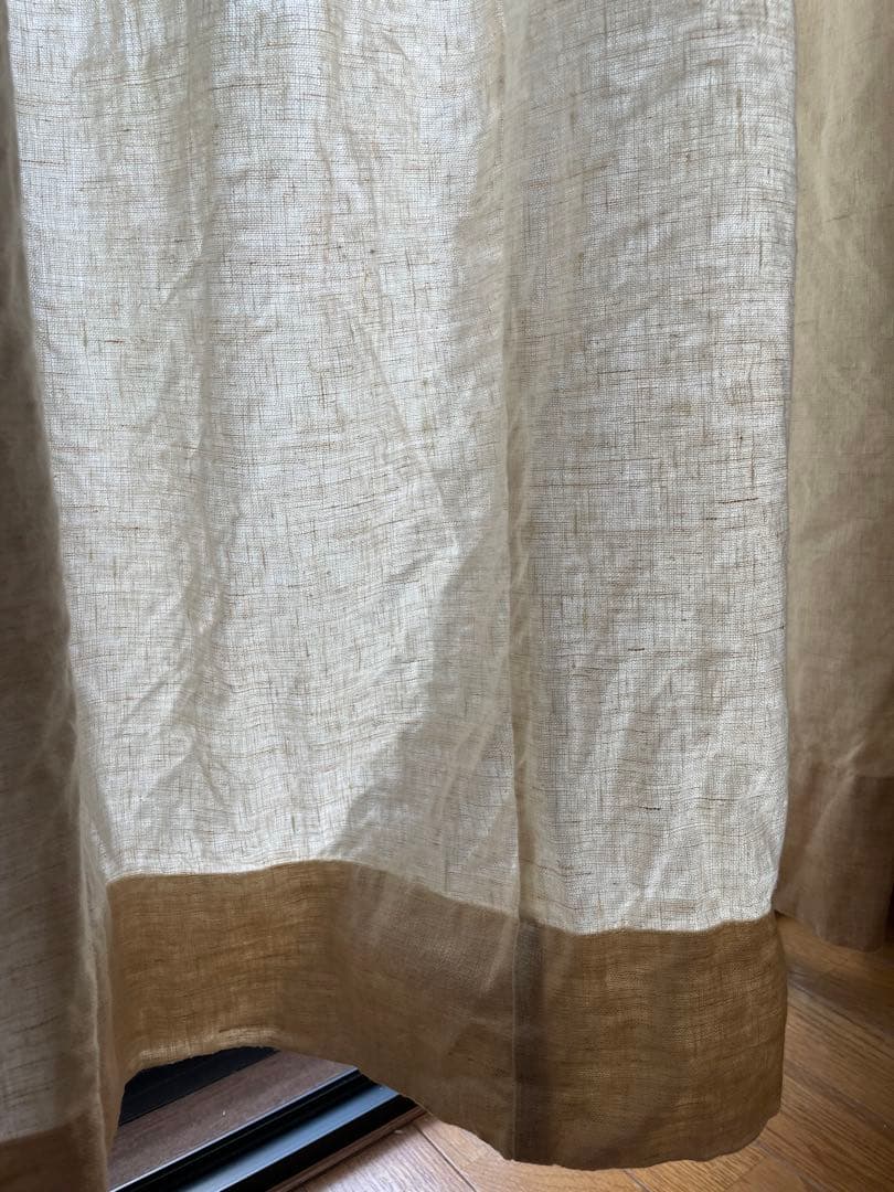 リセノ　ドレープリネンカーテン Mar 2枚セット