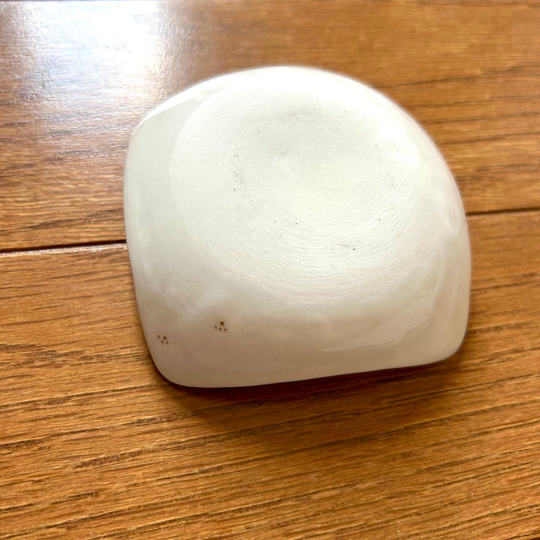 石川覚子さん作＊猫柄のミルクピッチャー+豆皿2枚セット