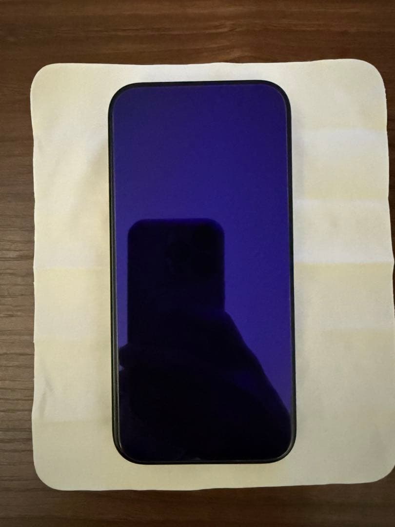 【美品】iPhone15Pro 256GB ブルーチタニウム バッテリー８５%↑