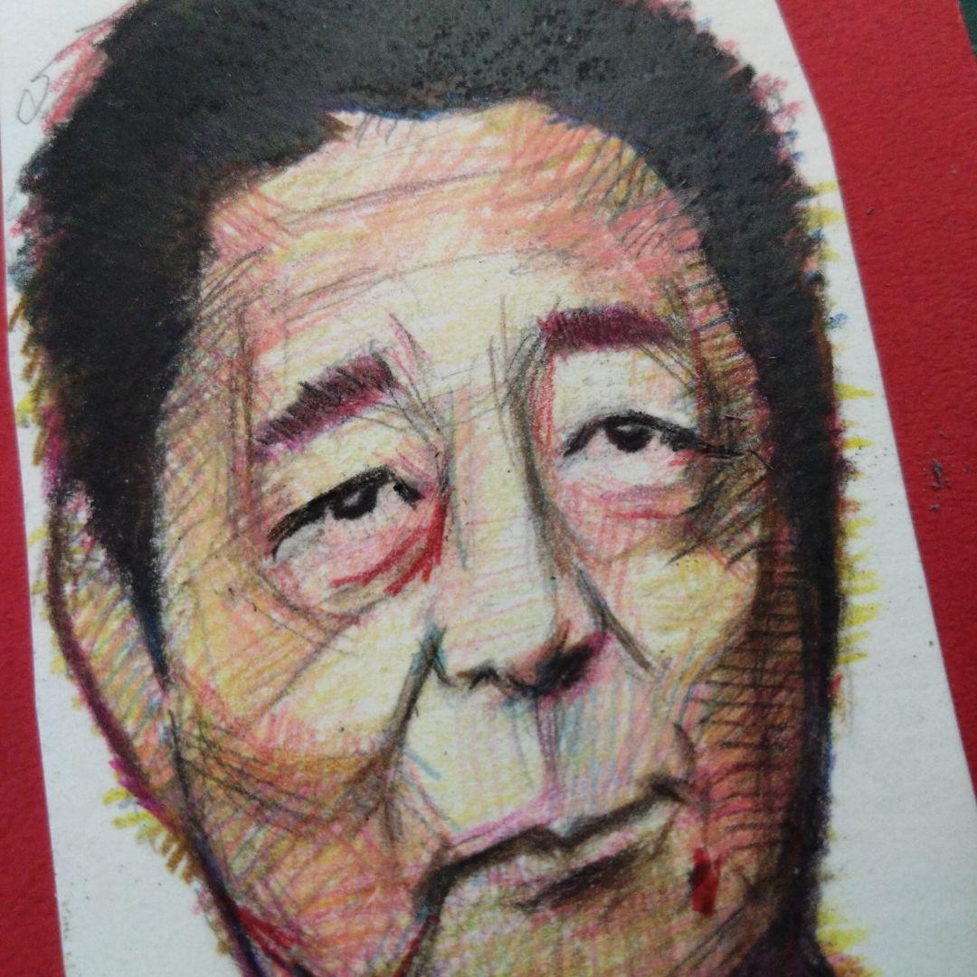 【ザビちゃん】【原画肉筆】安倍晋三総理大臣