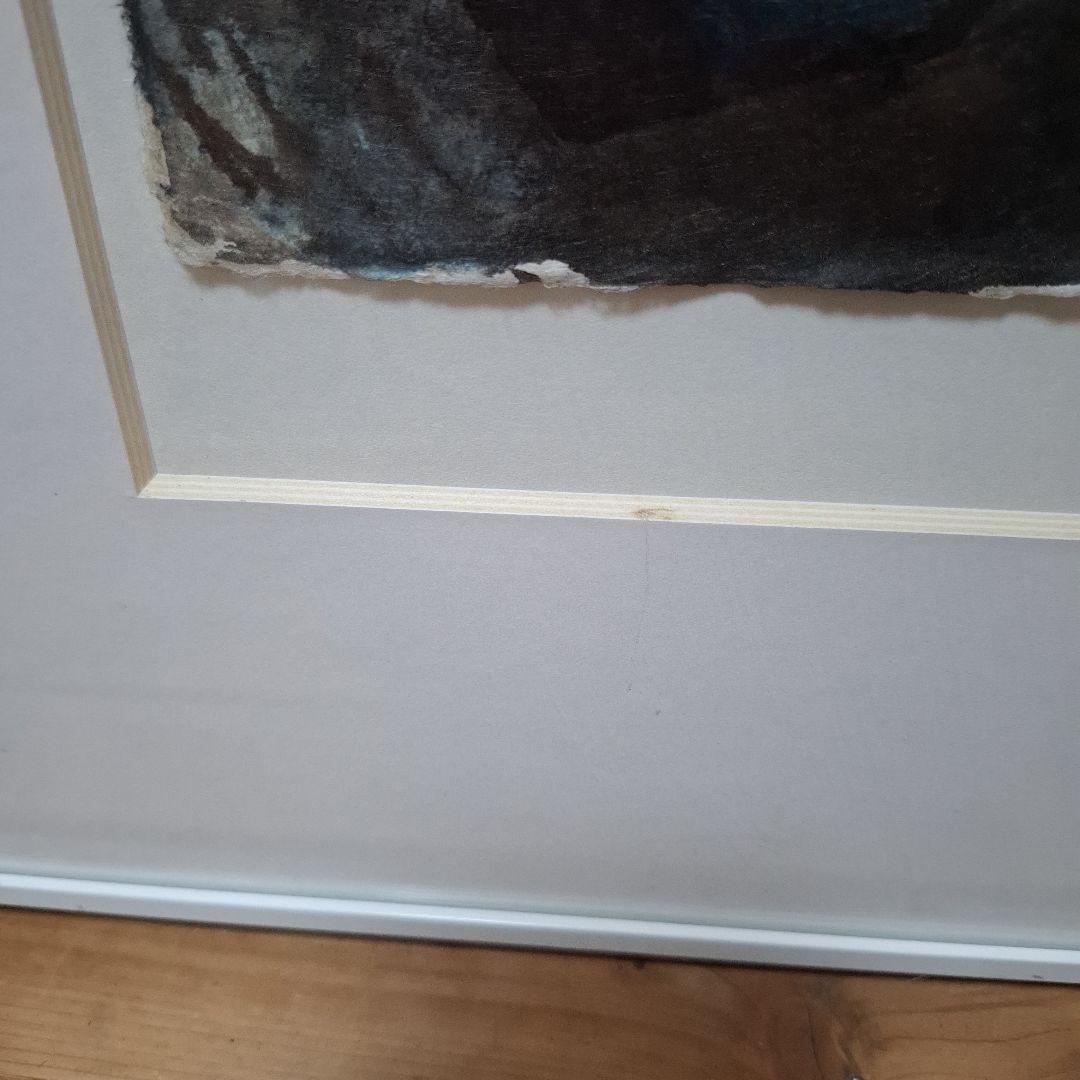 唐 承華　水彩画　額縁サイズ577×716㎝　大きいです