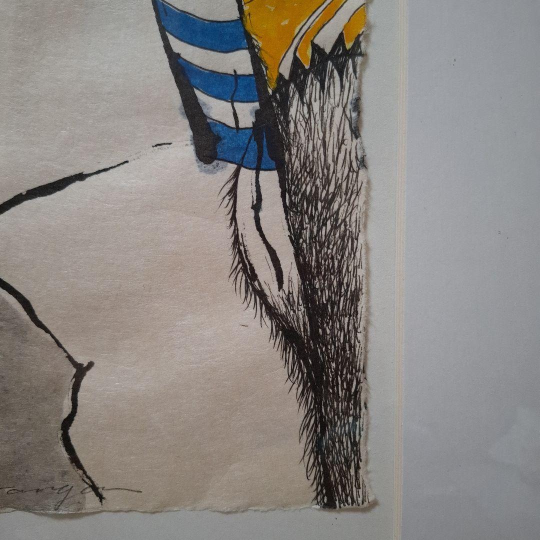 唐 承華　水彩画　額縁サイズ577×716㎝　大きいです