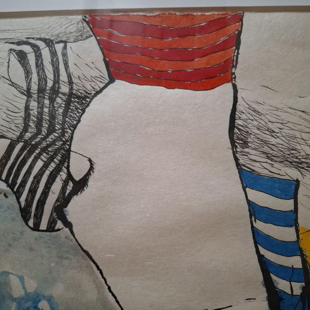 唐 承華　水彩画　額縁サイズ577×716㎝　大きいです