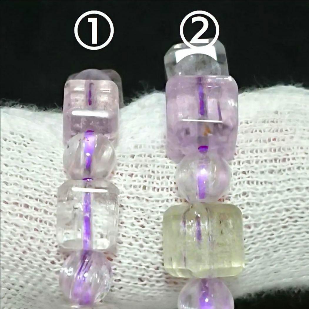 ★マルチクンツァイト ダイスカット ブレスレット②(SA)