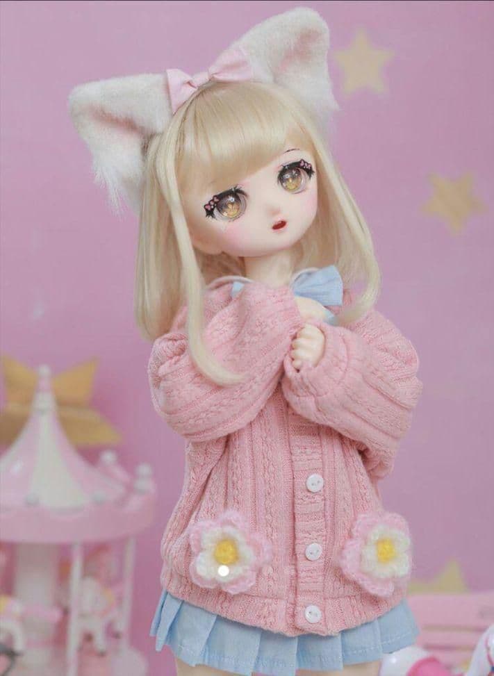 WS388 BJD 1/4ドール本体　球体関節人形 ハンドメイド
