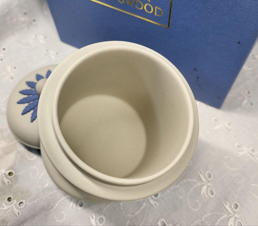 レア✨ウェッジウッド ジャスパー キャニスター ホワイト 茶葉 紅茶入れ ボトル
