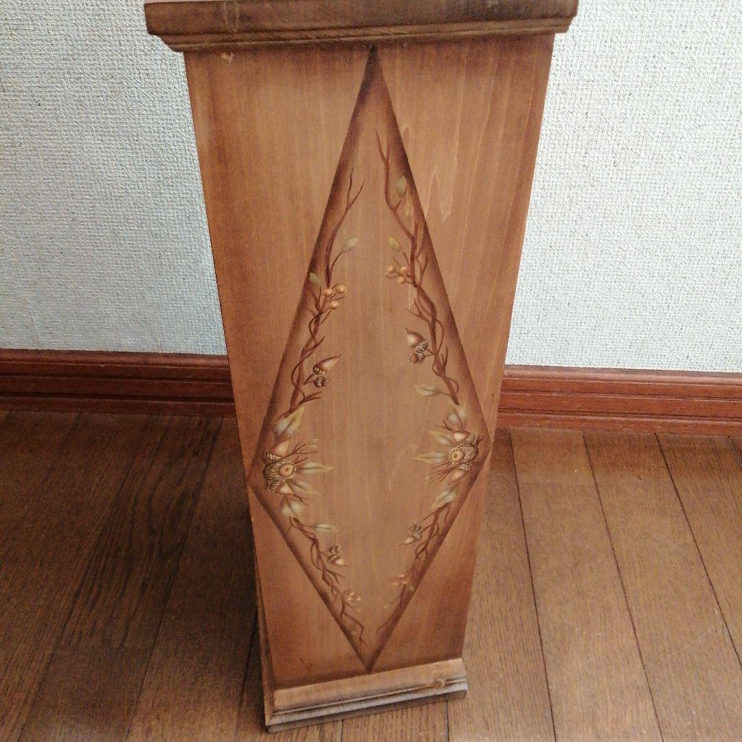 【トールペイント】木製 3段ミニチェスト 小物入れ アンティーク風