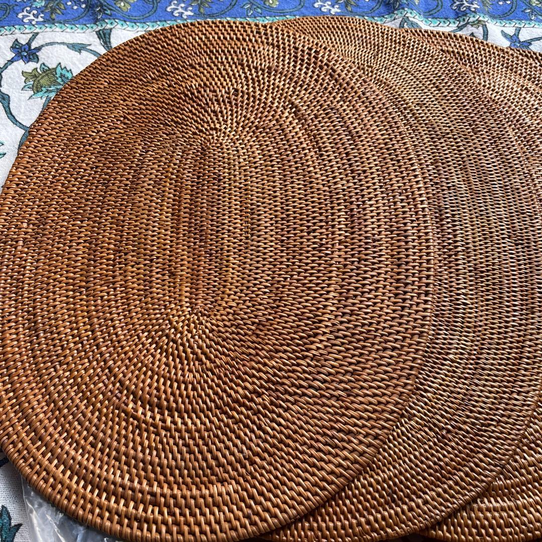 アタ　ランチョンマット　バリ島購入　　4枚　新品未使用