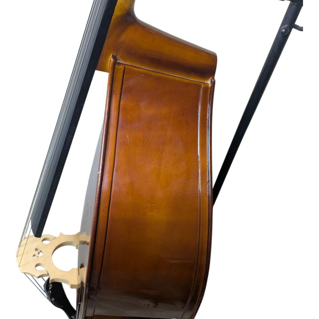 STENTOR コントラバス ウッドベース 本体 スタンド 弓 木製 3/4