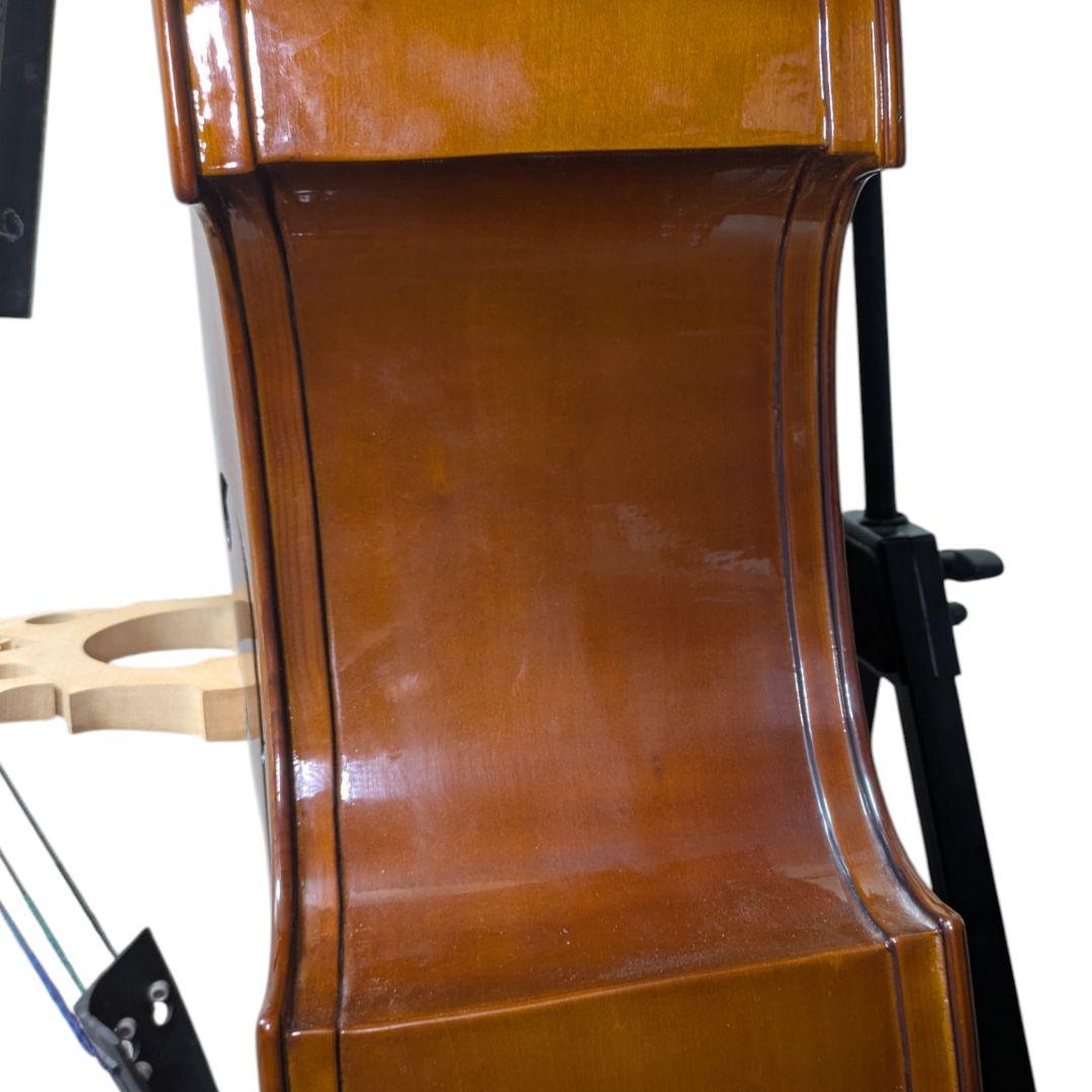 STENTOR コントラバス ウッドベース 本体 スタンド 弓 木製 3/4