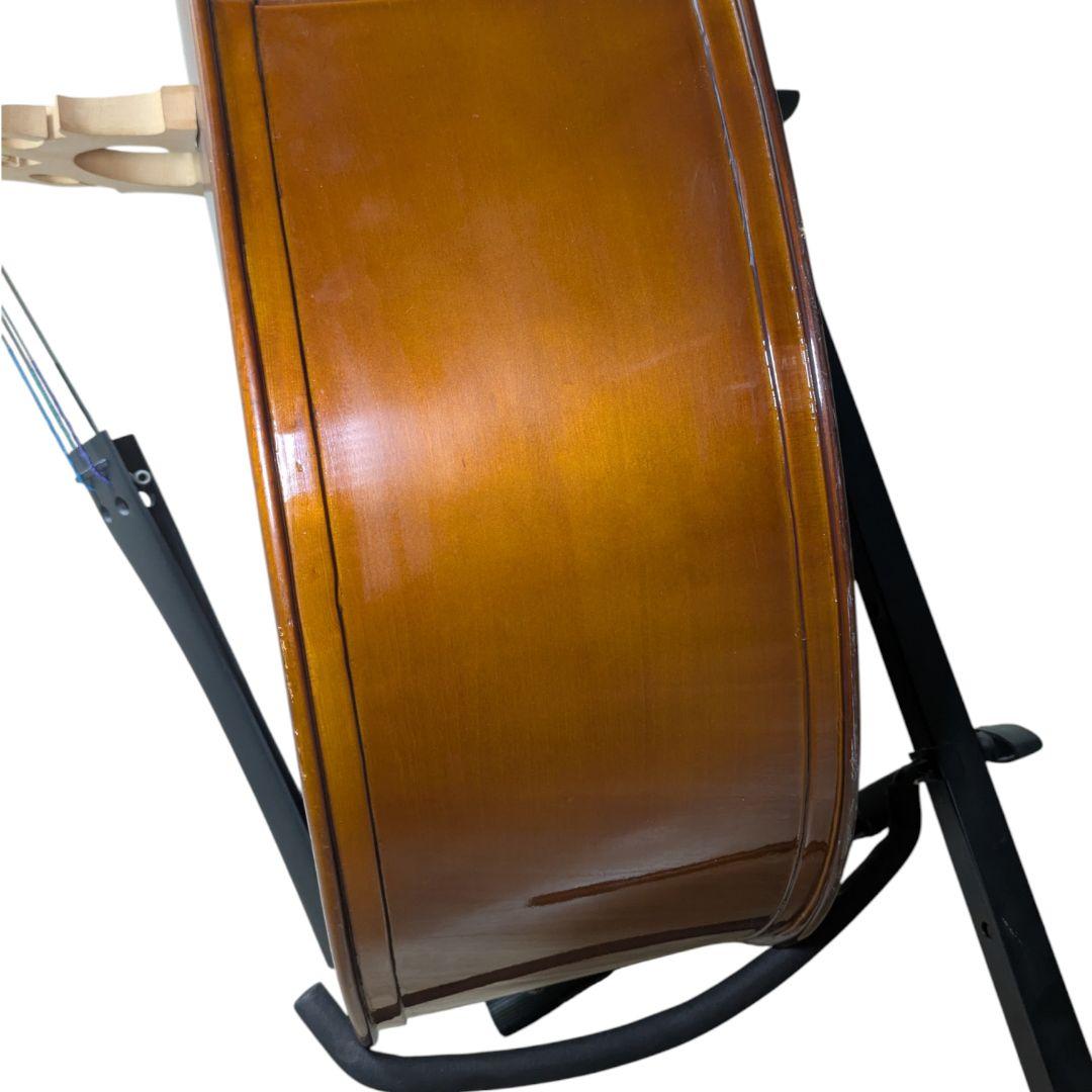 STENTOR コントラバス ウッドベース 本体 スタンド 弓 木製 3/4