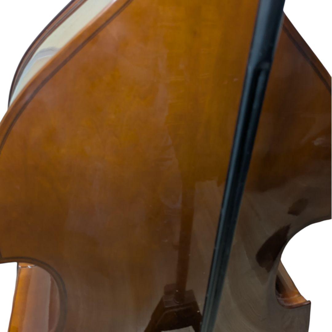 STENTOR コントラバス ウッドベース 本体 スタンド 弓 木製 3/4