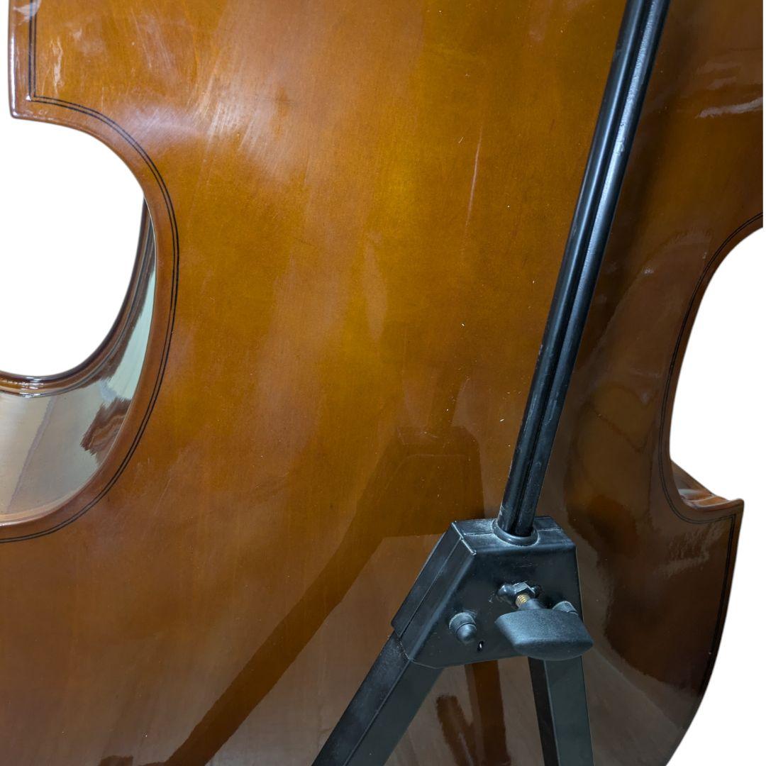 STENTOR コントラバス ウッドベース 本体 スタンド 弓 木製 3/4