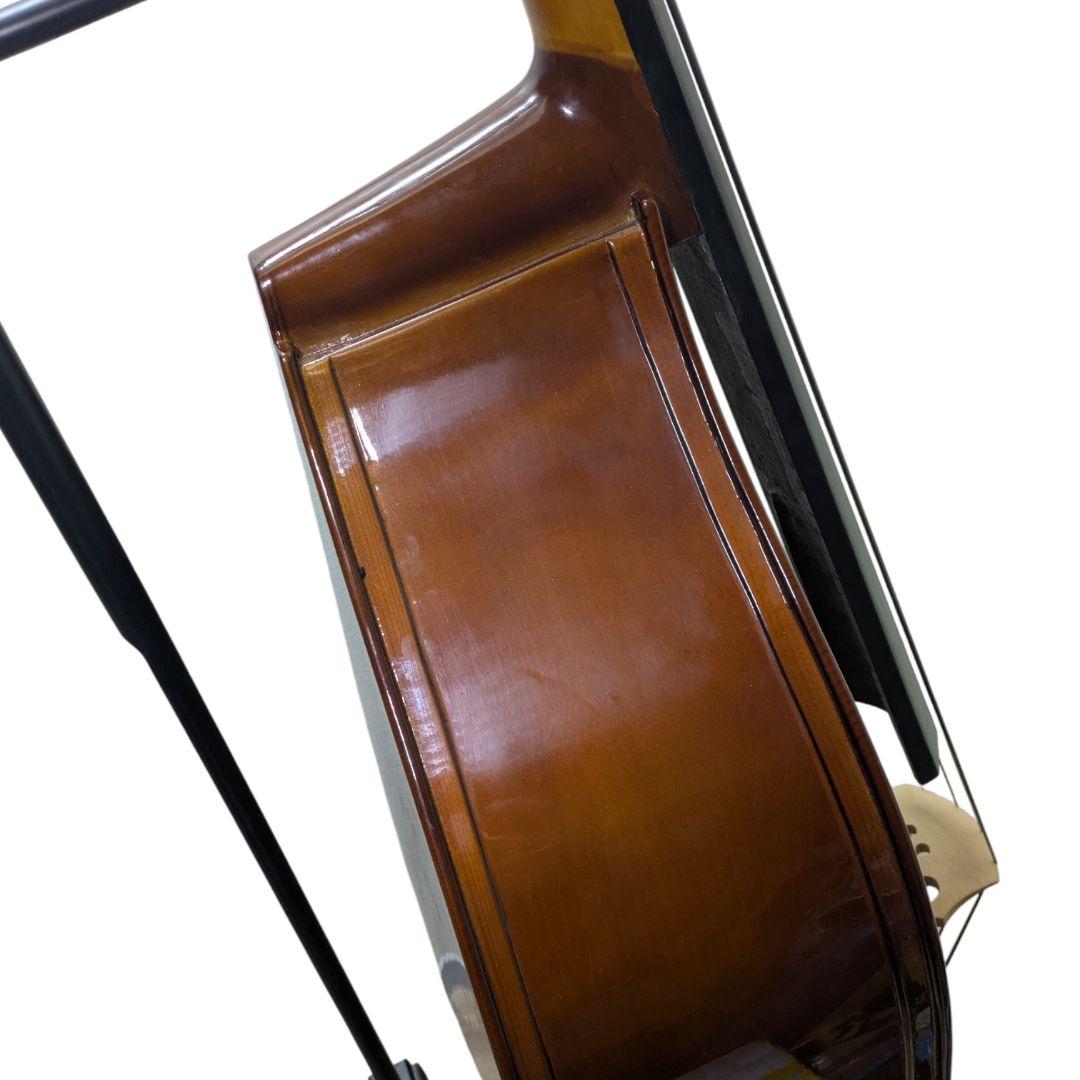 STENTOR コントラバス ウッドベース 本体 スタンド 弓 木製 3/4