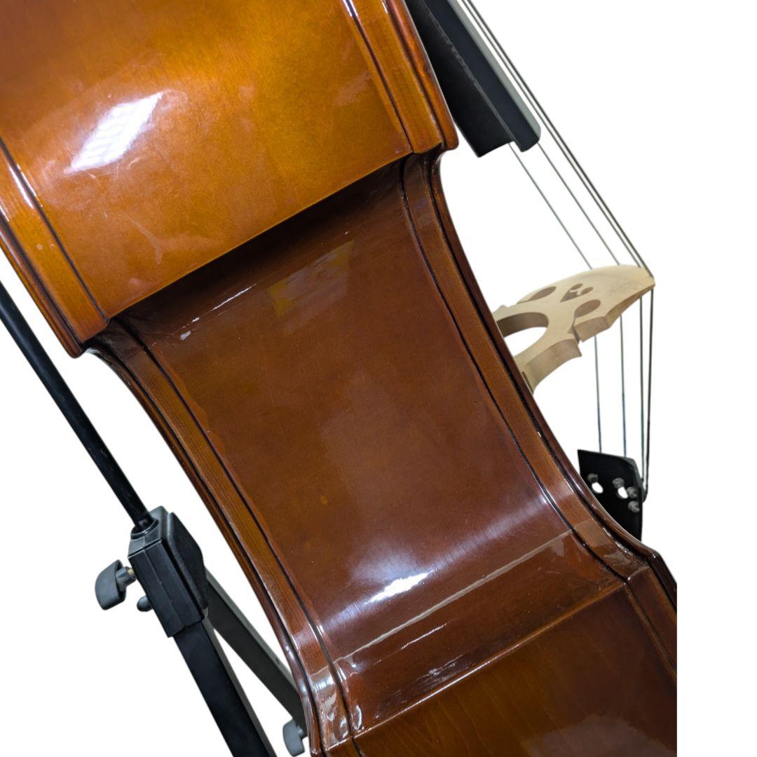 STENTOR コントラバス ウッドベース 本体 スタンド 弓 木製 3/4