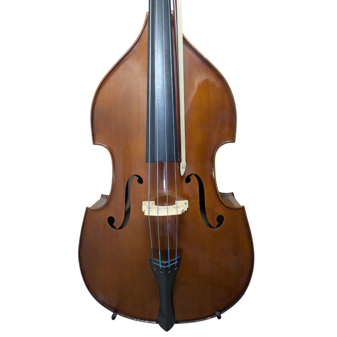 STENTOR コントラバス ウッドベース 本体 スタンド 弓 木製 3/4