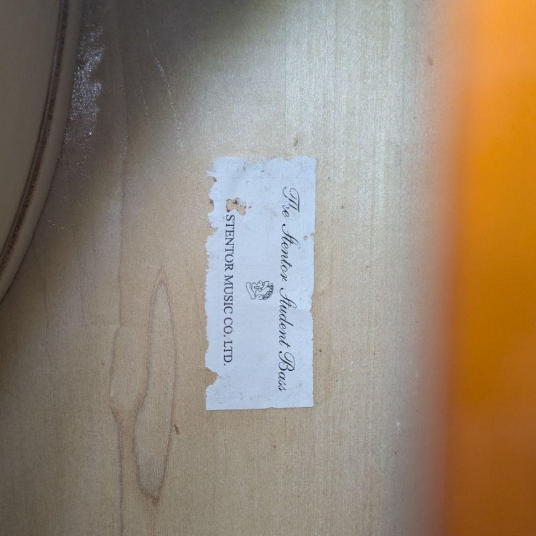 STENTOR コントラバス ウッドベース 本体 スタンド 弓 木製 3/4