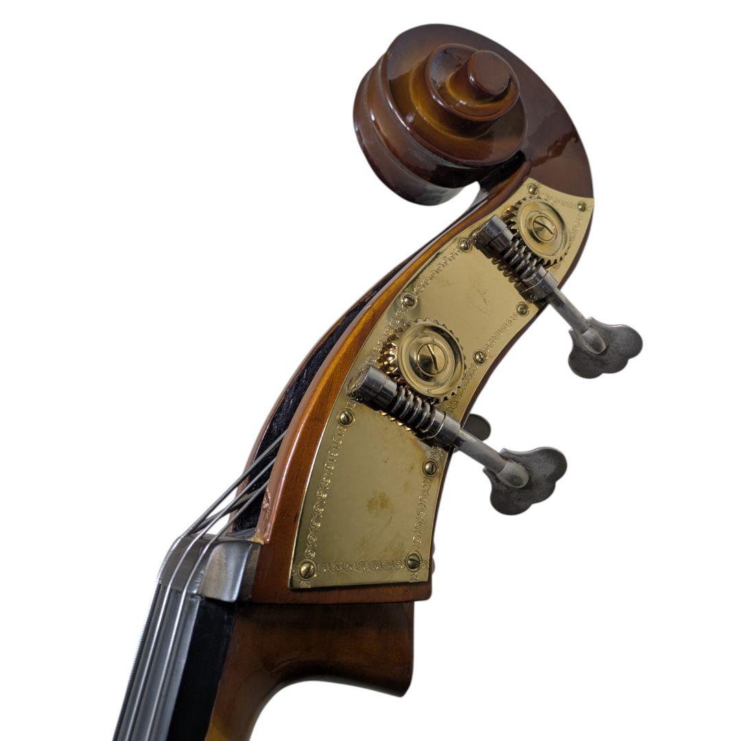 STENTOR コントラバス ウッドベース 本体 スタンド 弓 木製 3/4