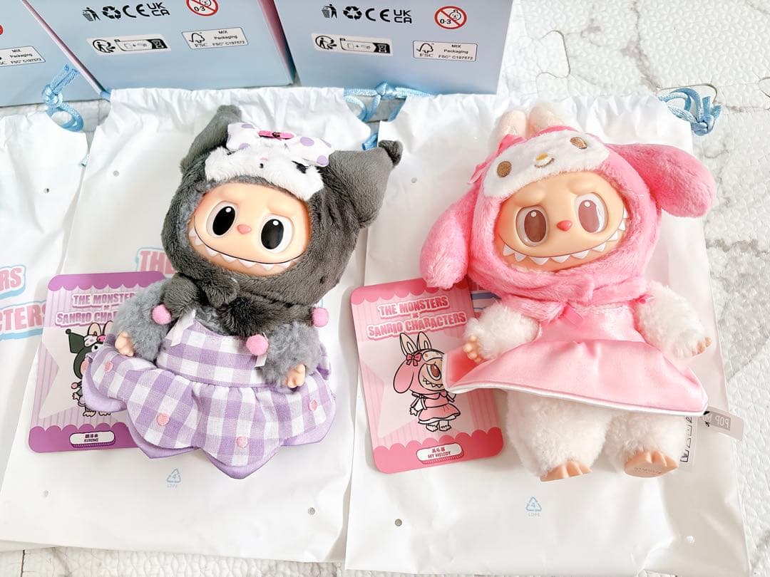 POPMART【ポップマート】ラブブ×サンリオ♡4体セット♡まとめ売り♡