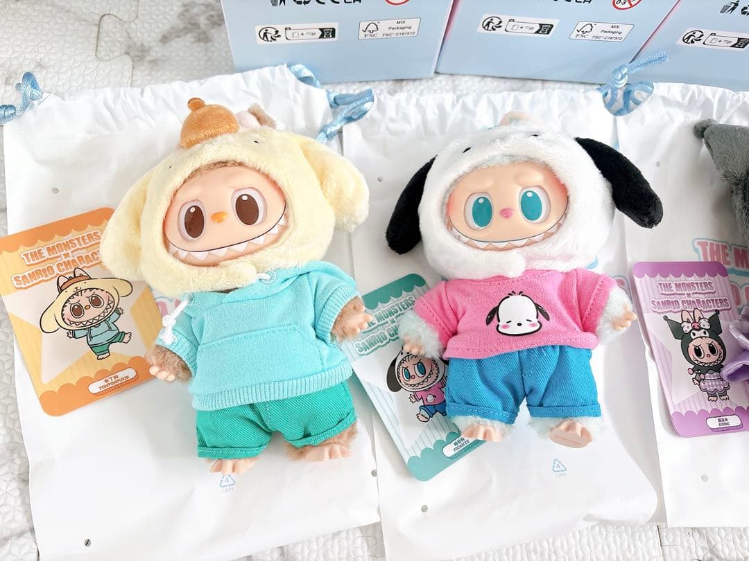 POPMART【ポップマート】ラブブ×サンリオ♡4体セット♡まとめ売り♡