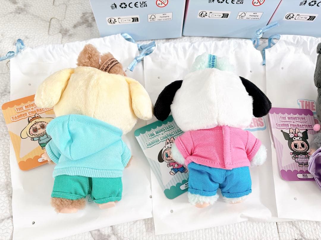 POPMART【ポップマート】ラブブ×サンリオ♡4体セット♡まとめ売り♡