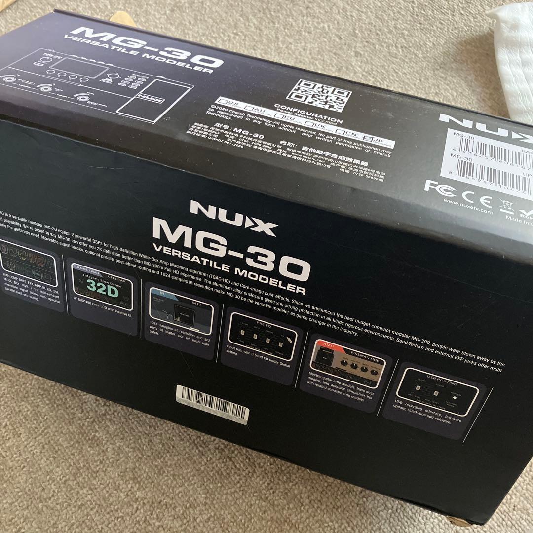 NUX MG-30 マルチエフェクター 動作良好 箱付 ギターアンプモデラー