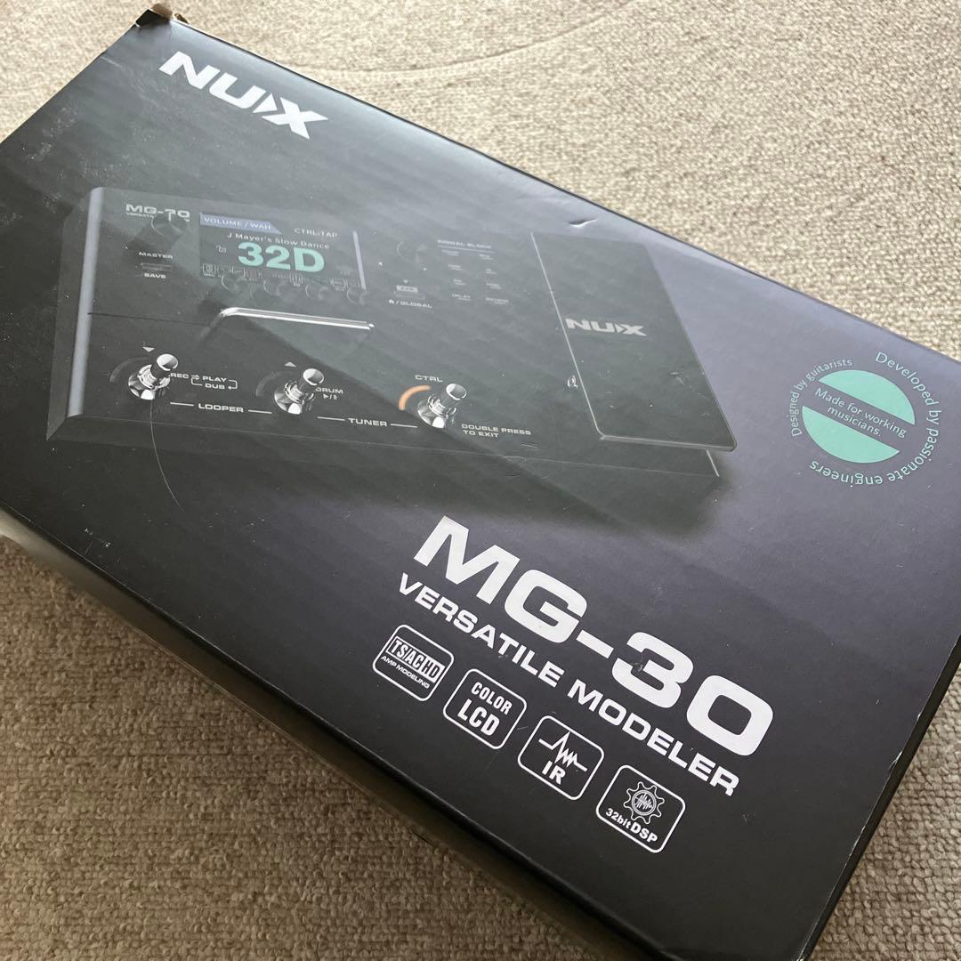 NUX MG-30 マルチエフェクター 動作良好 箱付 ギターアンプモデラー