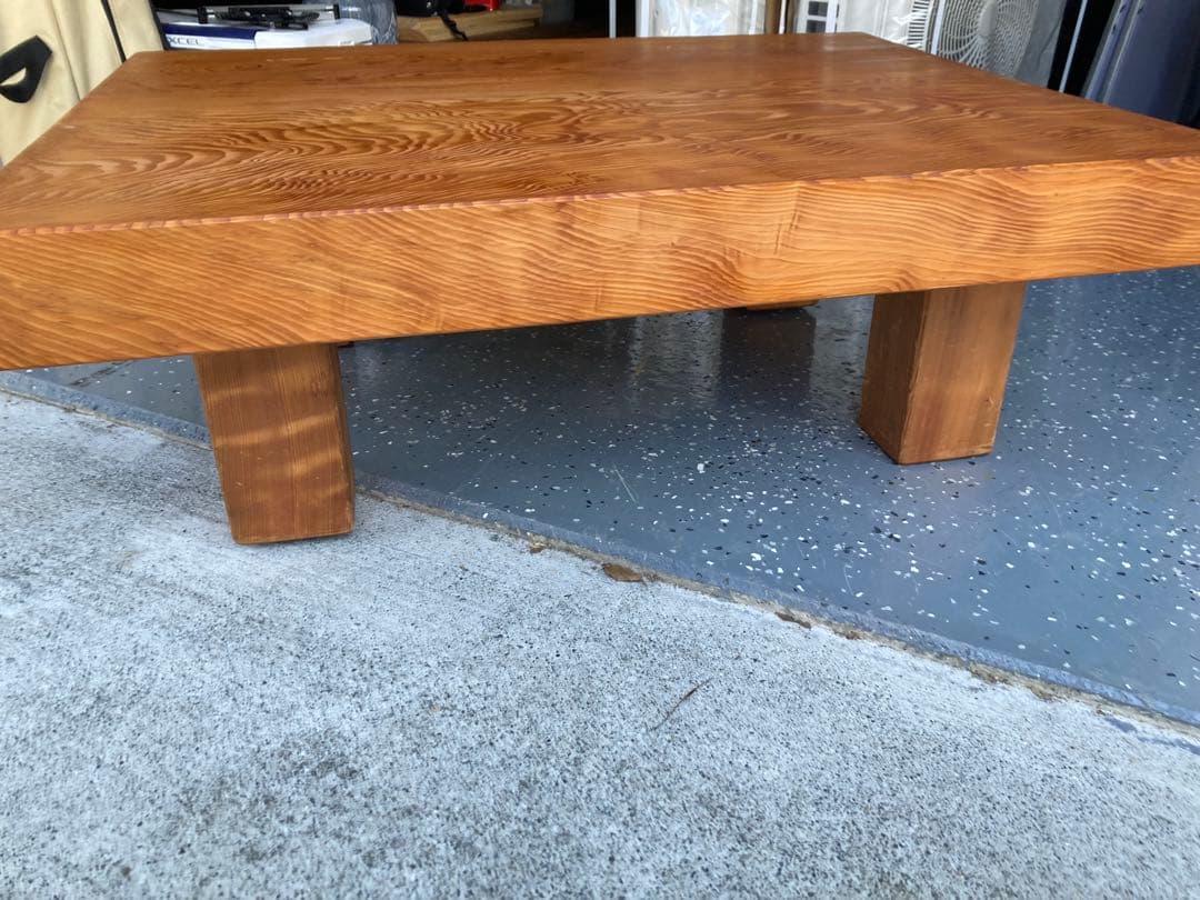 よろしく45万→3万！最終！早い者勝ち！座卓、高級一枚板、紀州杉