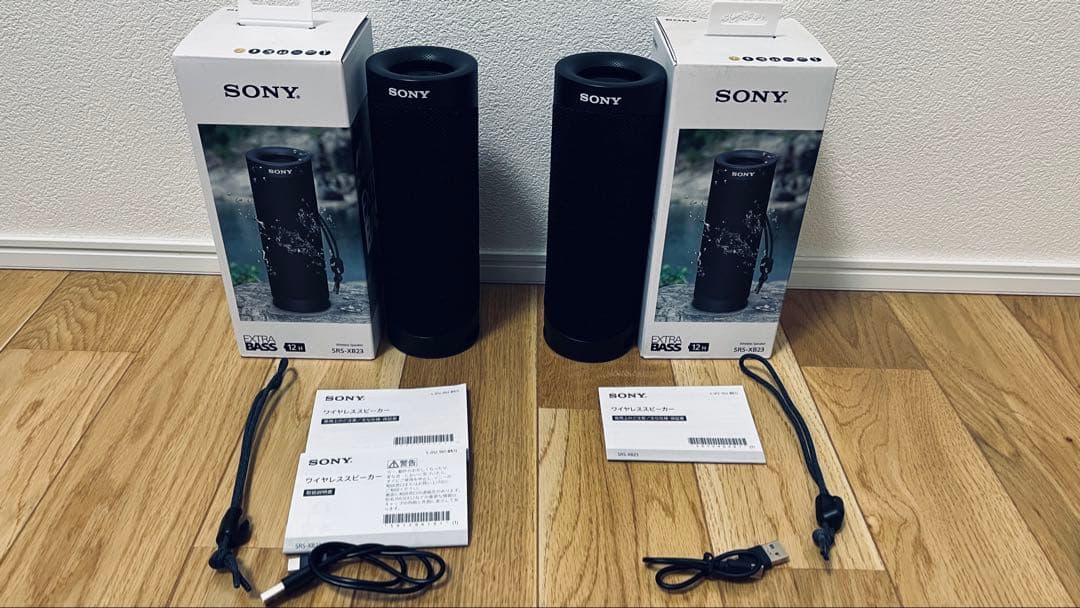 SONY Bluetoothスピーカー　SRS-XB23（2台セット）