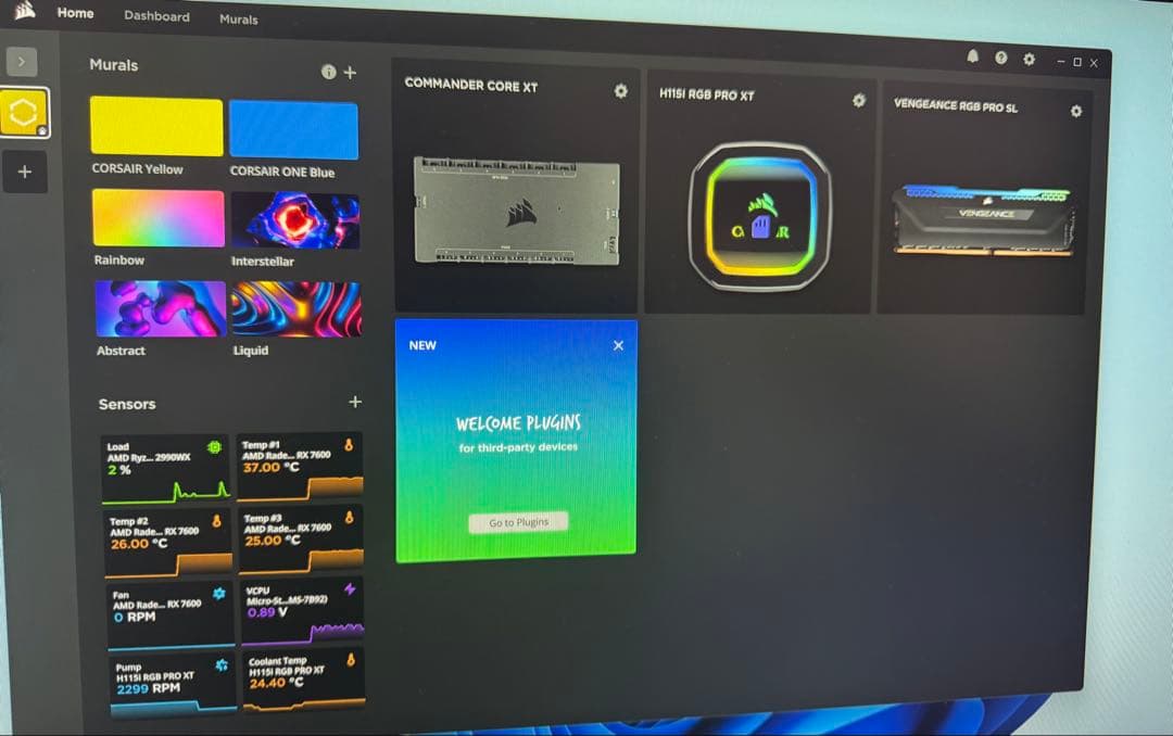 PCケース(自作PC用) Threadripper 2990WX / RX7600 / 32GB /