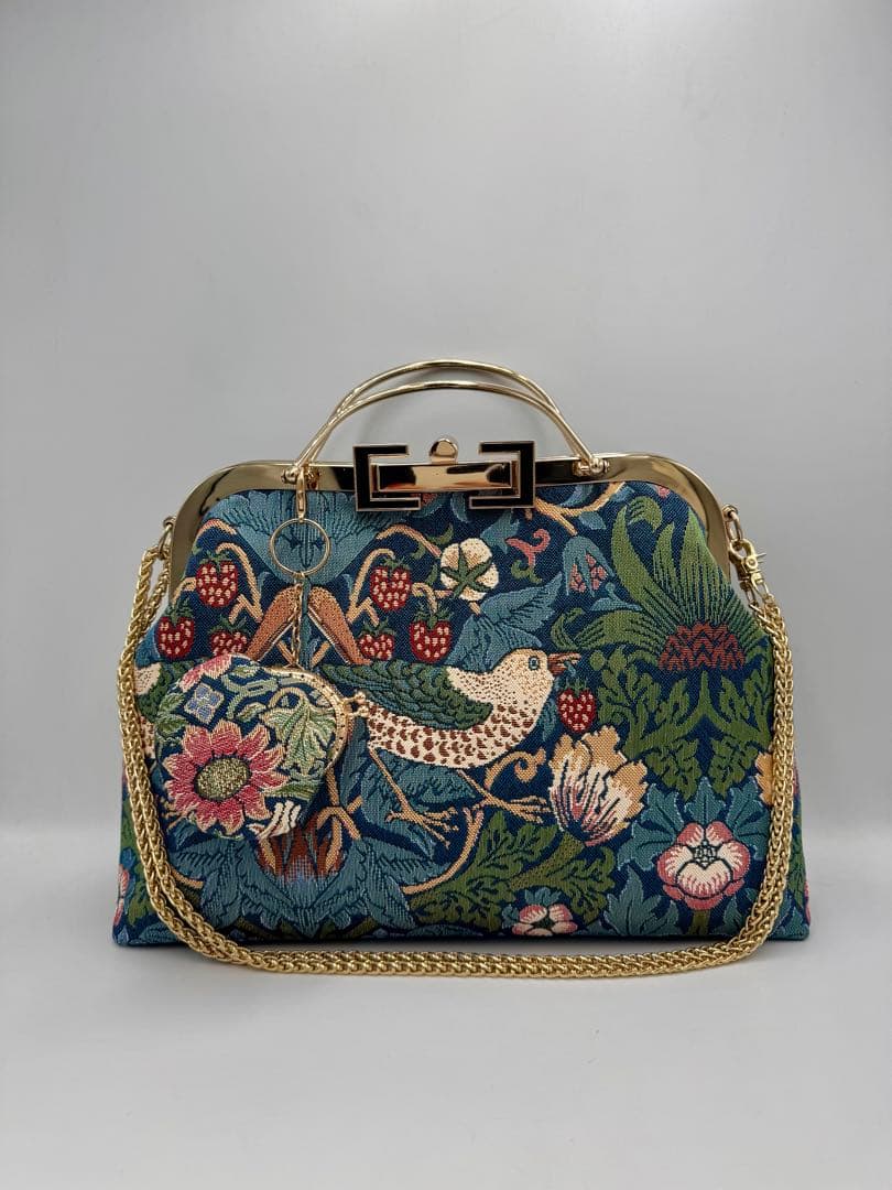 【ハンドメイド】がま口バッグ　2点セット　#B238