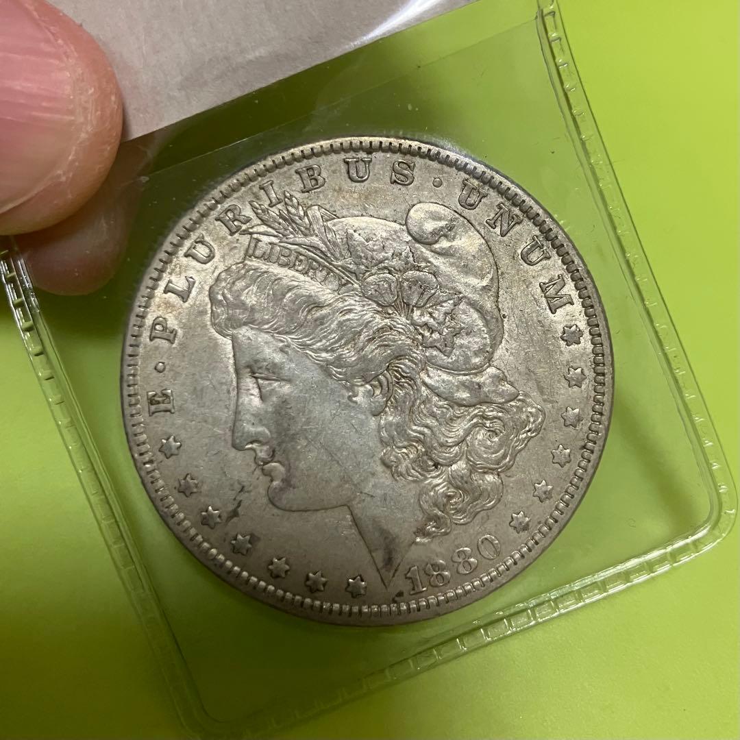 アメリカ1880 モルガン・ドル　大型銀貨