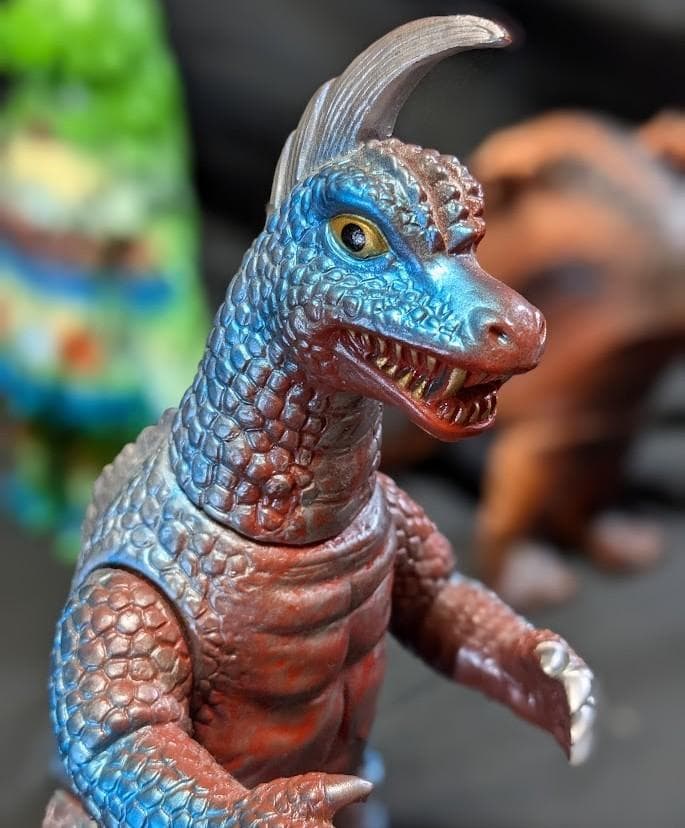 タッコング＆ザザーン＆アーストロン　帰マン怪獣（ブルマァク復刻）ソフビ３体セット