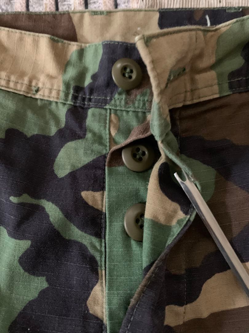 NOS XS-S 2002年製 us army BDU カモフラ カーゴパンツ