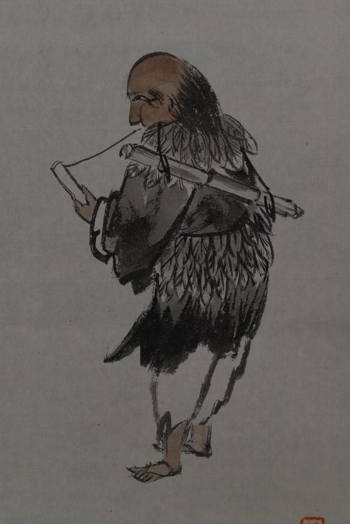 【複製】作者不詳/禅機画賛/工芸品/掛軸☆宝船☆Z-805