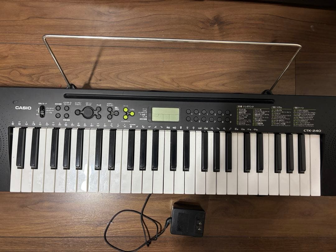 CASIO 電子キーボード CTK-240ブラック