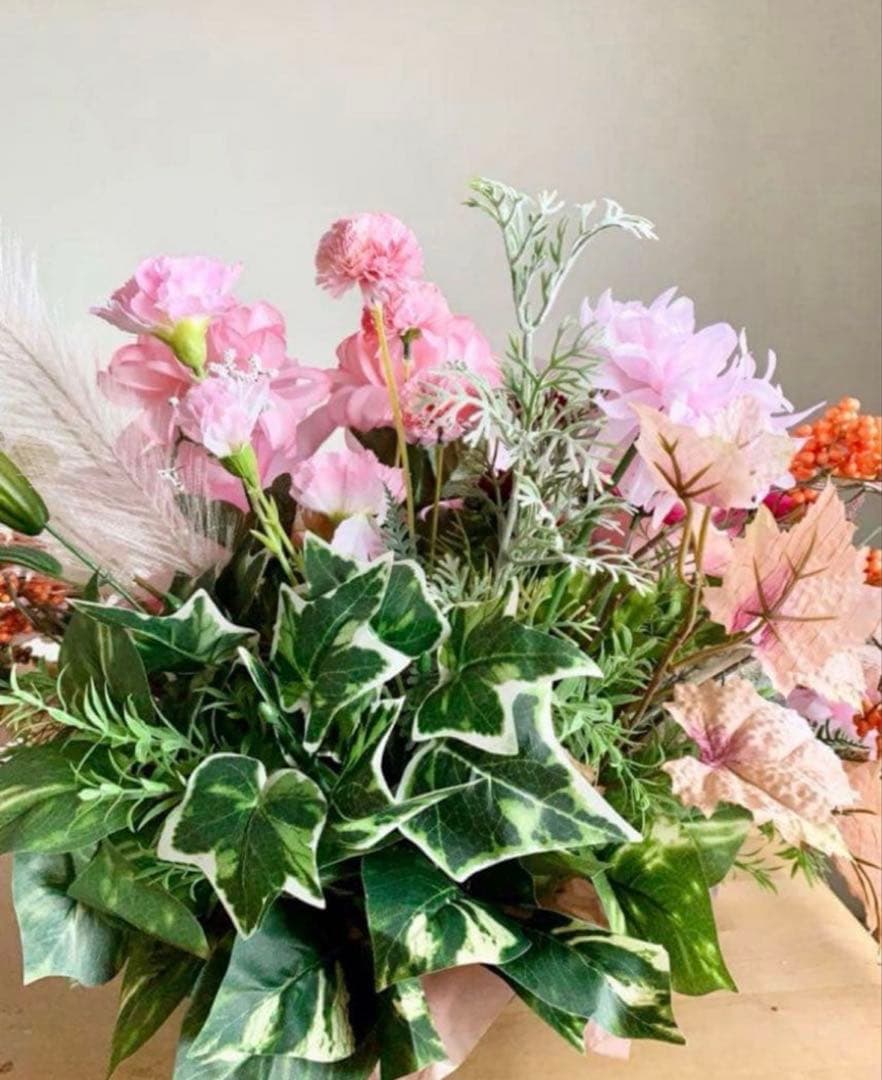 ハンドメイド ✳︎ アレンジメント ✳︎ 造花 ✳︎アートフラワー✳︎造花アレンジ✳︎25