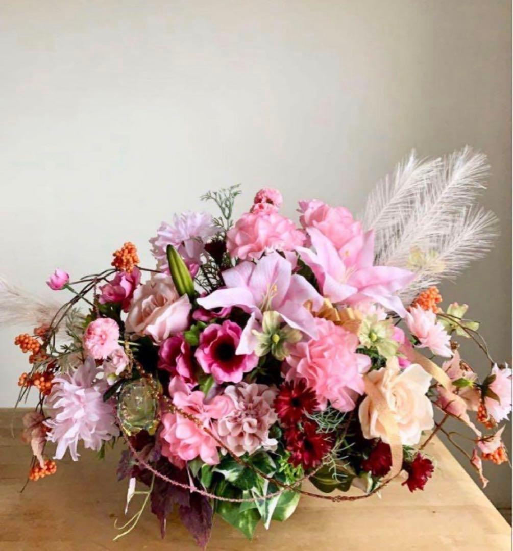 ハンドメイド ✳︎ アレンジメント ✳︎ 造花 ✳︎アートフラワー✳︎造花アレンジ✳︎25