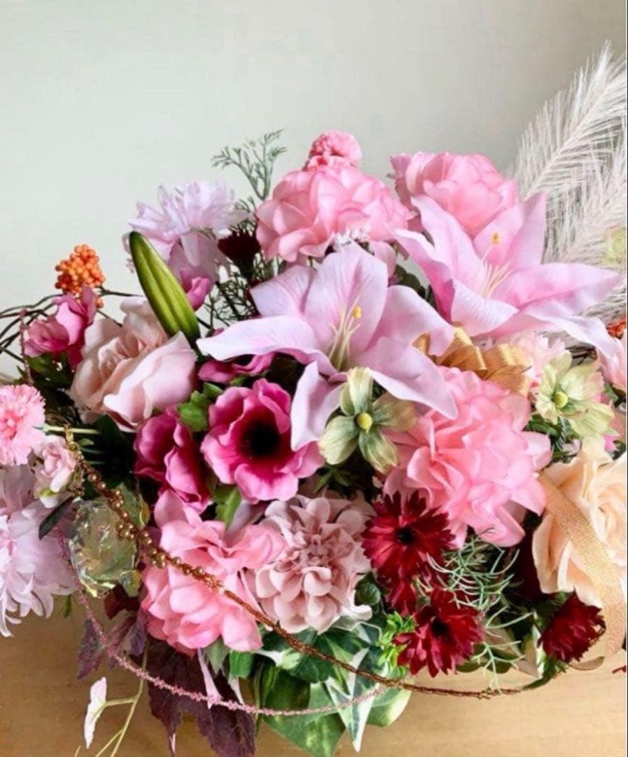 ハンドメイド ✳︎ アレンジメント ✳︎ 造花 ✳︎アートフラワー✳︎造花アレンジ✳︎25