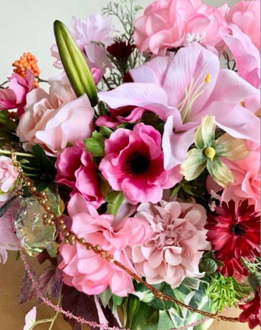 ハンドメイド ✳︎ アレンジメント ✳︎ 造花 ✳︎アートフラワー✳︎造花アレンジ✳︎25