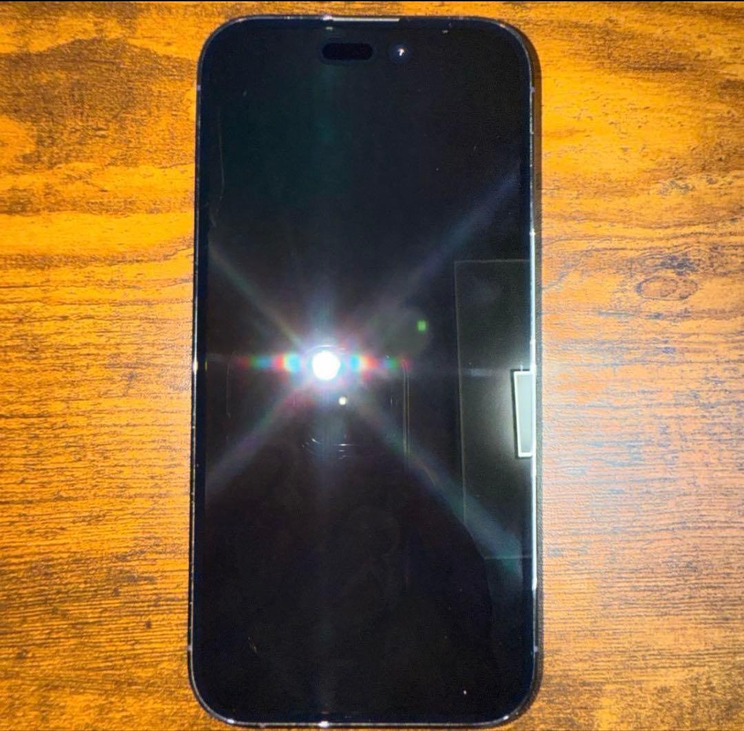 【美品】 Apple iPhone14Pro ディープパープル 256