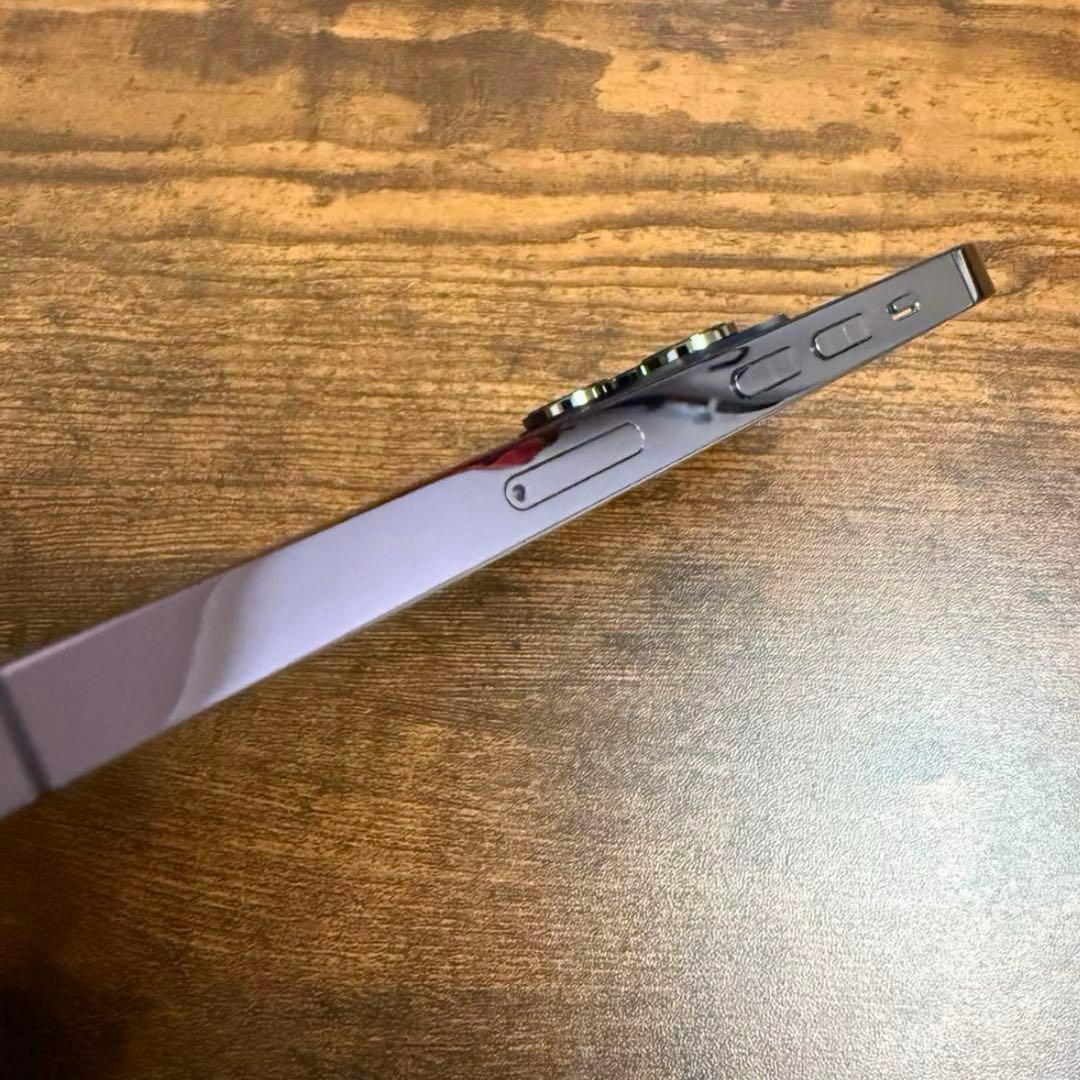 【美品】 Apple iPhone14Pro ディープパープル 256