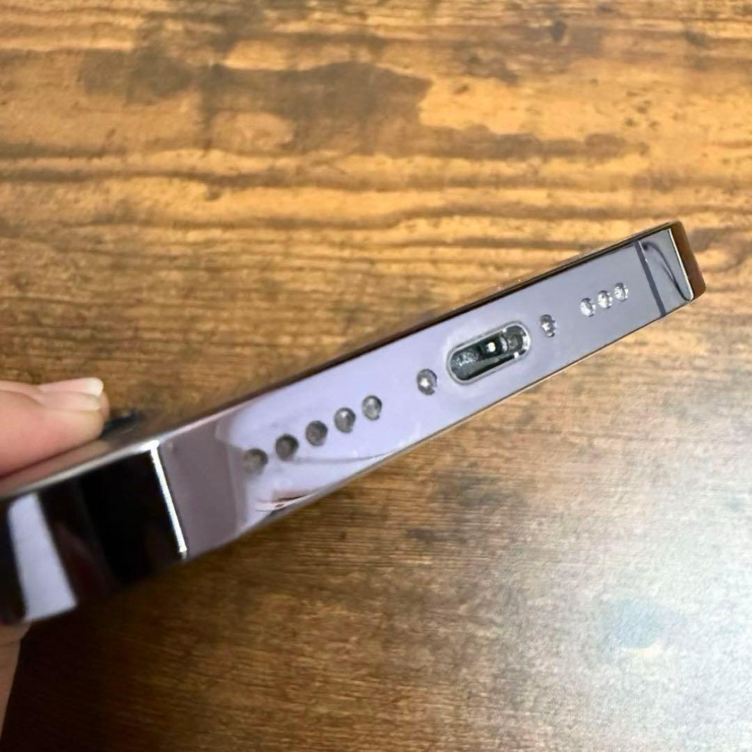 【美品】 Apple iPhone14Pro ディープパープル 256