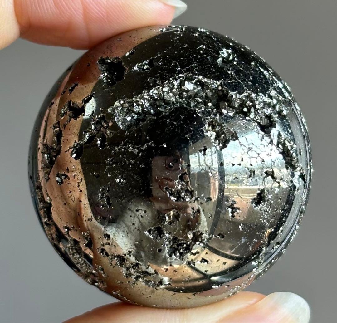 高品質　パイライト　スフィア　ペルー産