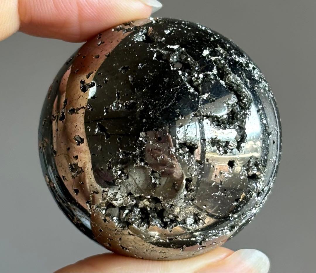 高品質　パイライト　スフィア　ペルー産