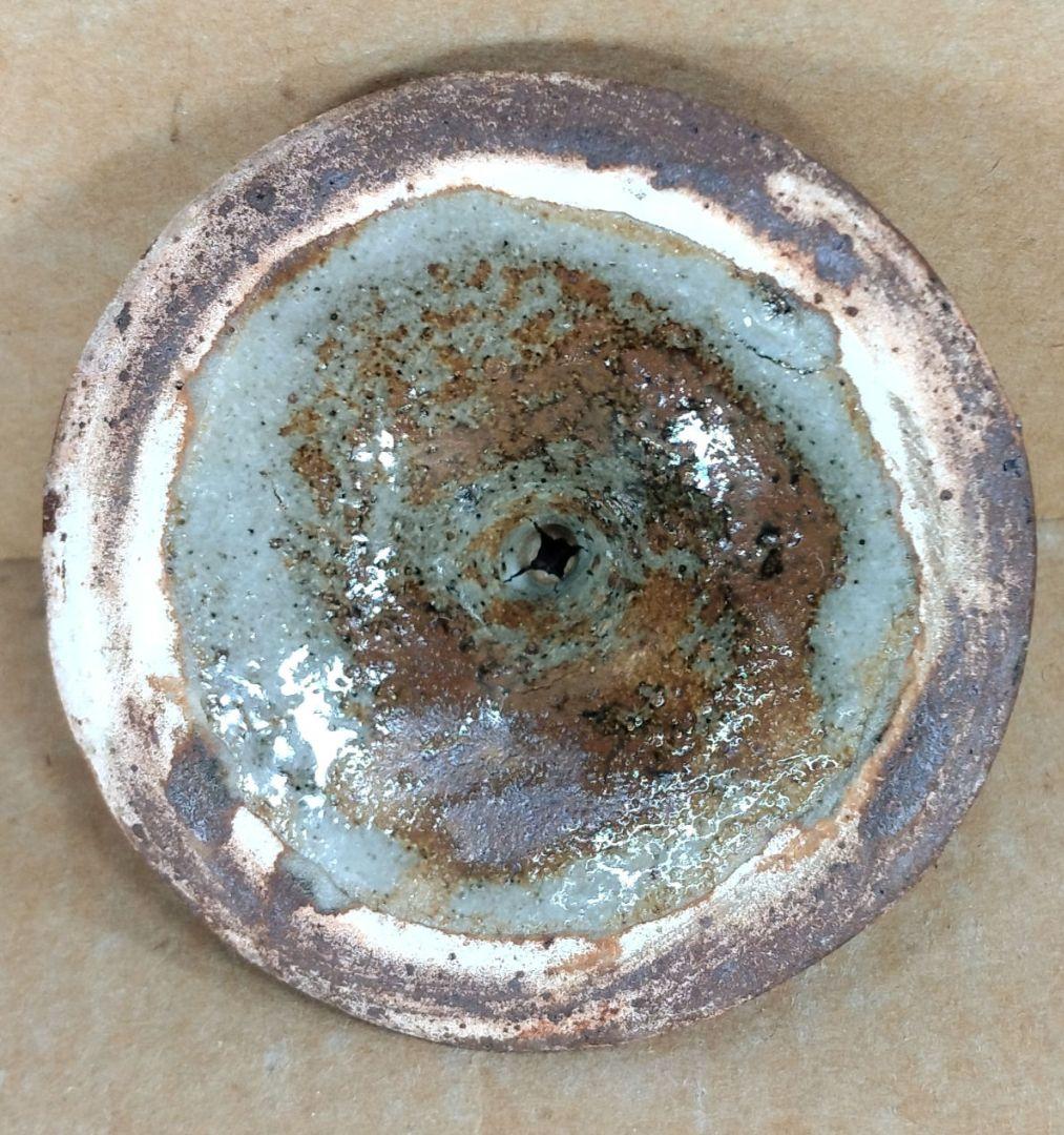 【本物保証】金城次郎 魚紋香合 共箱 栞 人間国宝 壷屋焼 壺屋焼 美品 盒子