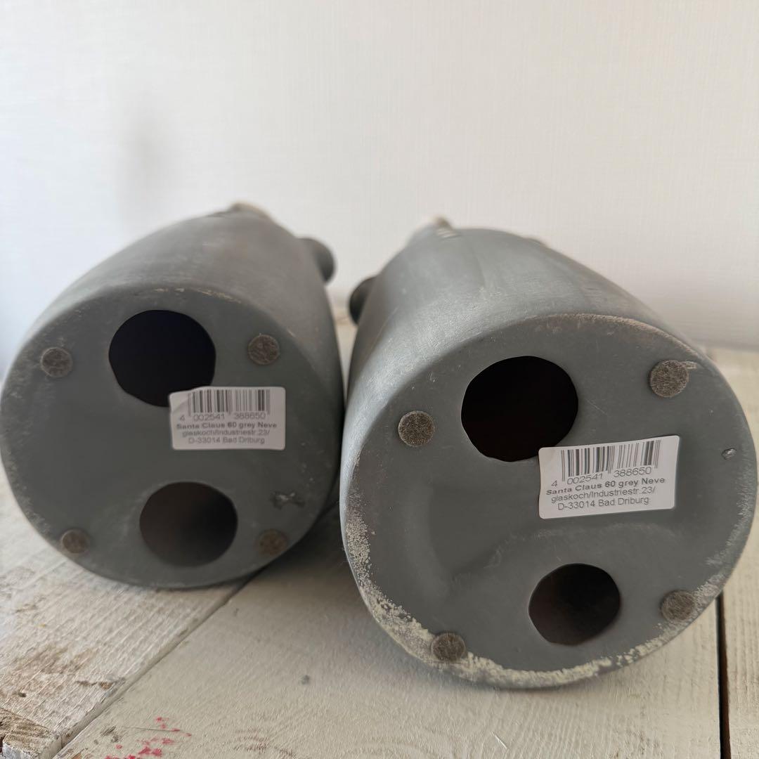 LEONARDO社　サンタクロース　大型セラミックオブジェ　２体