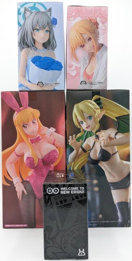 フィギュア　5点セット　秋本麗子　リーファ　喜多川海夢　シロコ　ボンプ