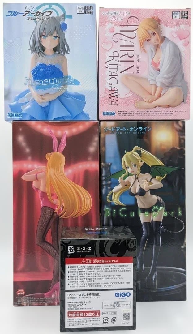 フィギュア　5点セット　秋本麗子　リーファ　喜多川海夢　シロコ　ボンプ